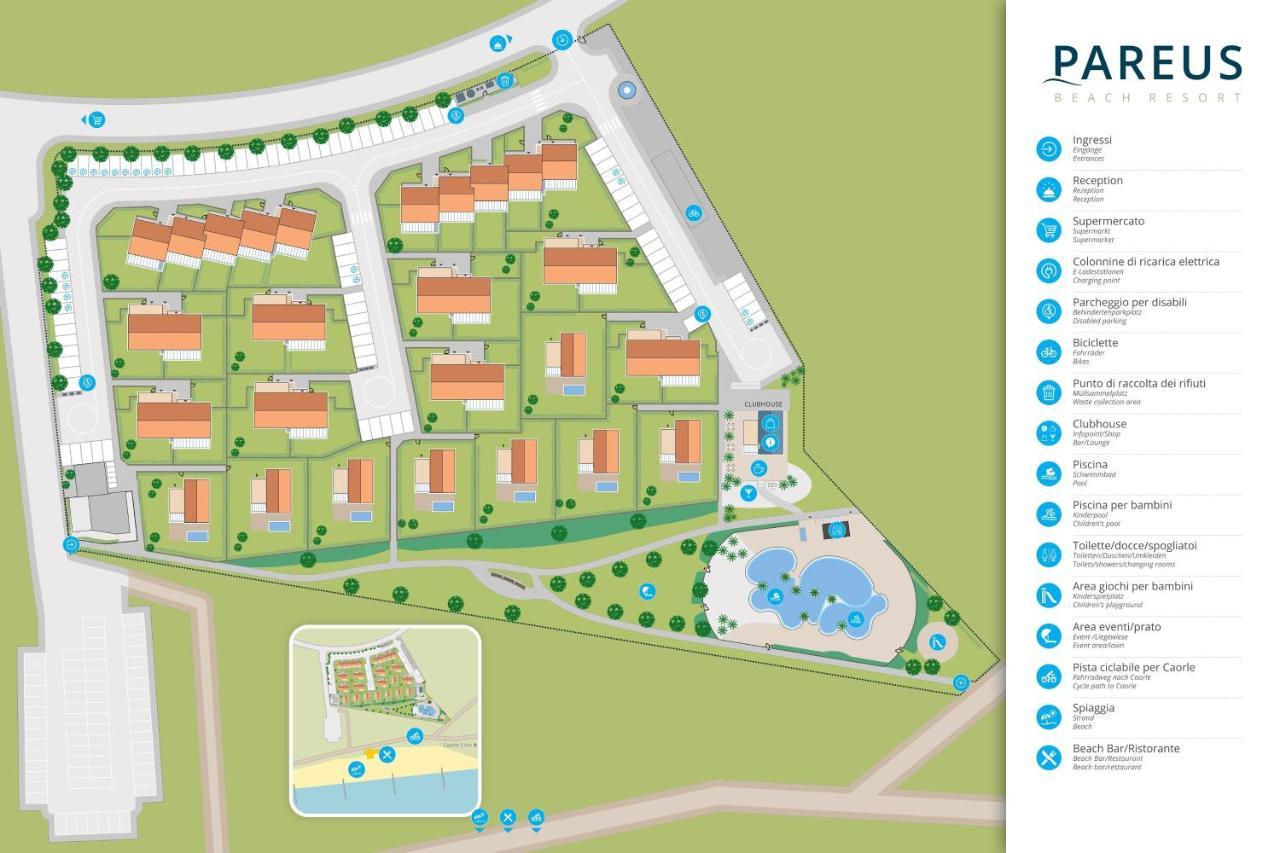 Pareus Beach Resort Caorle Eksteriør billede